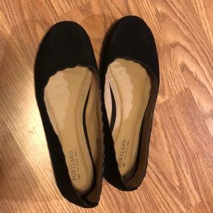 Black Portland Dress Flats (Women’s 7)